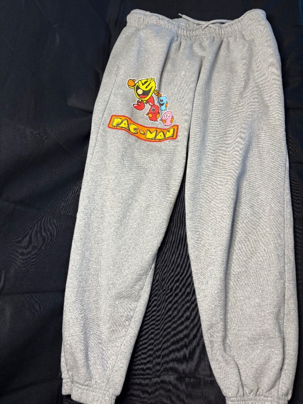 Official Pac-man Graphic Gray Sweatpants M